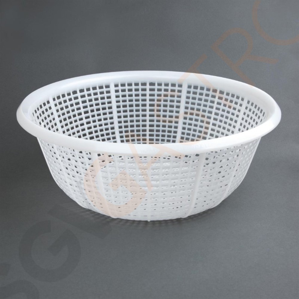 Vogue rundes Abtropfsieb weiß 38cm 38(Ø)cm | Polyethylen Vogue rundes Abtropfsieb weiß 38cm 38(Ø)cm | Polyethylen