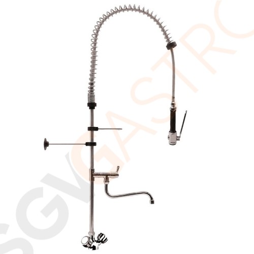 Geschirrwaschbrause mit Drehknopfbedienung und Schwenkhahn Höhe: 120cm | Monoblock