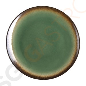 Olympia Nomi Tapascoupeteller grün-schwarz 25,5cm 4 Stück | 25,5(Ø)cm | Steinzeug | grün-schwarz