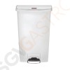 Rubbermaid Slim Jim Front Step Pedaleimer weiß 68L Kapazität: 68L | weiß | Polyethylen