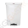 Rubbermaid Slim Jim Front Step Pedaleimer weiß 90L Kapazität: 90L | weiß | Polyethylen