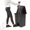Jantex Küchenpedaleimer schwarz 65L Kapazität: 65L | Schwarz | Polypropylen