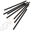 Fiesta Green Kompostierbare Cocktailtrinkhalme aus Papier schwarz 14,2cm | 250er Pack