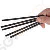 Fiesta Green Kompostierbare Cocktailtrinkhalme aus Papier schwarz 14,2cm | 250er Pack