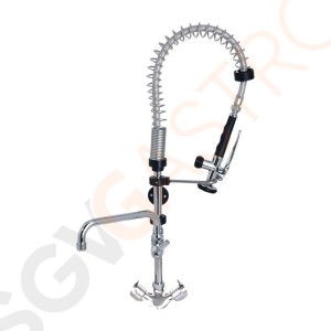 Gastro M Einloch-Geschirrbrause niedriges Modell mit Schwenkhahn Einloch | mit Schwenkhahn