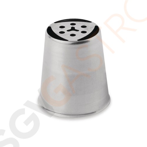 Schneider Spritztülle Narzisse Höhe: 4,2cm | Edelstahl Schneider Spritztülle Narzisse Höhe: 4,2cm | Edelstahl