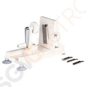 Vogue japanische Mandoline Gemüseschneider Mandoline mit 3 Edelstahl-Klingen.