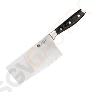 Tsuki Serie 7 Hackmesser 19cm Blattlänge: 19cm | 350g | VG-10-Edelstahl und Damaszenerstahl