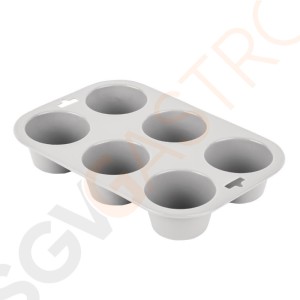 Vogue Muffinbackform Silikon 6 Muffins Für 6 Muffins | 4(H) x 16,2(B) x 24(L)cm | Silikon Vogue Muffinbackform Silikon 6 Muffins Für 6 Muffins | 4(H) x 16,2(B) x 24(L)cm | Silikon