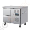 Polar Serie U GN-Kühltisch mit 2 Schubladen 124L 230V | Arbeitsfläche: 92,5 x 70cm | (Nutz)Kapazität: 124L/59L | 2 Schubladen Polar Serie U GN-Kühltisch mit 2 Schubladen 124L 230V | Arbeitsfläche: 92,5 x 70cm | (Nutz)Kapazität: 124L/59L | 2 Schubladen