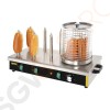 Buffalo Hotdoggerät mit 6 Heizstangen 750W/230V | 6 Heizstangen