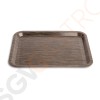 Roltex Original Serviertablett antirutsch Wenge 32,5 x 26,5cm Antirutschbeschichtung | 32,5 x 26,5cm (GN1/2) Melamin | Wengeoptik Roltex Original Serviertablett antirutsch Wenge 32,5 x 26,5cm Antirutschbeschichtung | 32,5 x 26,5cm (GN1/2) Melamin | Wengeoptik