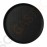 Roltex Blackline rundes Serviertablett antirutsch 31cm Antirutschbeschichtung | 31(Ø)cm | Thermokunststoff