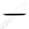 Roltex Blackline rundes Serviertablett antirutsch 31cm Antirutschbeschichtung | 31(Ø)cm | Thermokunststoff