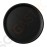 Roltex Blackline rundes Serviertablett antirutsch 38cm Antirutschbeschichtung | 38(Ø)cm | Thermokunststoff