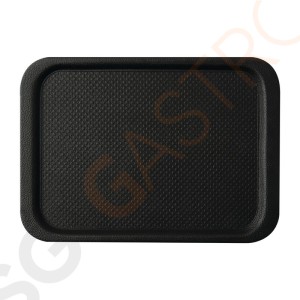 Roltex Blackline Serviertablett antirutsch 49 x 34cm Antirutschbeschichtung | 49 x 34cm | Thermokunststoff