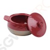 Olympia runde Kasserolle rot und taupe 1,8L 9(H) x 24(B) inklusive Griffe x 19(Ø)cm | Kapazität: 1,8L | Mit Deckel Olympia runde Kasserolle rot und taupe 1,8L 9(H) x 24(B) inklusive Griffe x 19(Ø)cm | Kapazität: 1,8L | Mit Deckel