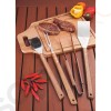 Tramontina Churrasco Grillbürste 42(L)cm | brasilianisches Holz und Edelstahl
