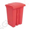 Jantex Küchenpedaleimer rot 45L Kapazität: 45L | Rot | Polypropylen