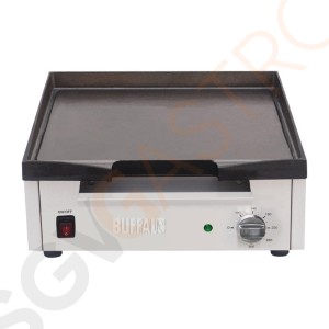 Buffalo Elektrische Aufsatzgrillplatte 38,5 x 28cm 1,8kW. Grillplatte: 38,5 x 28cm