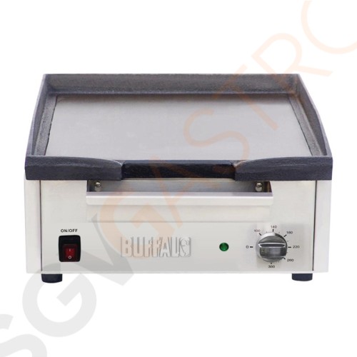 Buffalo Elektrische Aufsatzgrillplatte 38,5 x 38cm 2,8kW. Grillplatte: 38 x 38,5cm Buffalo Elektrische Aufsatzgrillplatte 38,5 x 38cm 2,8kW. Grillplatte: 38 x 38,5cm