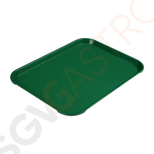 Cambro Polypropylen Fastfood Serviertablett grün 41x30cm Größe: 41(B) x 30(T)cm