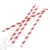 Fiesta Green Kompostierbare Papiertrinkhalme rot geringelt 21(L)cm | 250 Stück Fiesta Green Kompostierbare Papiertrinkhalme rot geringelt 21(L)cm | 250 Stück