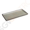 Olympia Mineral rechteckige Teller 23 x 12cm 6 Stück | 23 x 12cm | Porzellan