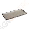 Olympia Mineral rechteckige Teller 33,5 x 16cm 4 Stück | 33,5 x 16cm | Porzellan