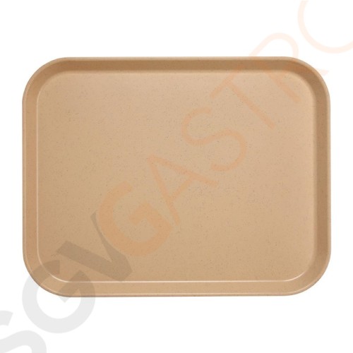Cambro Versa Lite Polyester Tablett gesprenkeltes mokkabraun groß DJ660  | Polyester | Größe: 46(B) x 36(T)cm