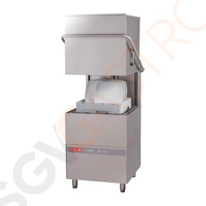 Gastro M Haubenspülmaschine Maestro 400V mit Ablaufpumpe, Seifenspender und Zwischenbehälter Kraftstromanschluss | 7,5kW/400V | Körbe 50 x 50cm Gastro M Haubenspülmaschine Maestro 400V mit Ablaufpumpe, Seifenspender und Zwischenbehälter Kraftstromanschluss | 7,5kW/400V | Körbe 50 x 50cm
