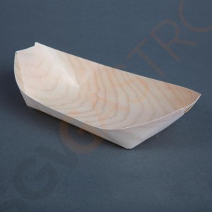 Fiesta Green Schiffchen Pappelholz Biologisch abbaubar 19cm 100 Stück | 19cm