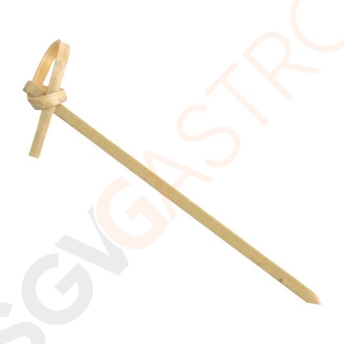 Fiesta Green Bambusspieße Biologisch abbaubar Schleifendesign 9cm 100 Stück | 9(L)cm | Bambus Fiesta Green Bambusspieße Biologisch abbaubar Schleifendesign 9cm 100 Stück | 9(L)cm | Bambus