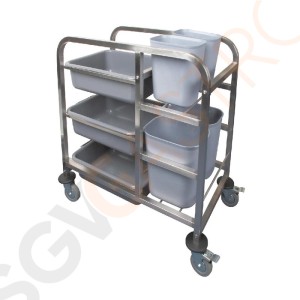 Vogue Abräumwagen aus Edelstahl 90x82x44cm Edelstahl Abräumwagen, 90x82x44cm. Vogue Abräumwagen aus Edelstahl 90x82x44cm Edelstahl Abräumwagen, 90x82x44cm.