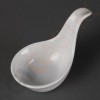 Olympia Whiteware löffelförmige Minidipschalen 5,5cm 12 Stück | 6 x 9,5 x 5,5cm | Porzellan