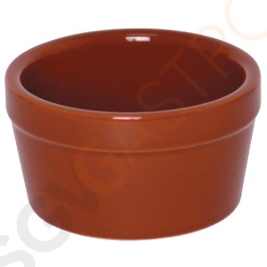 Olympia Rustic Auflaufförmchen Terrakotta 9,5cm 6 Stück | 4,5 x 9,5(Ø)cm | 21cl | Steingut | Terrakottafarbe