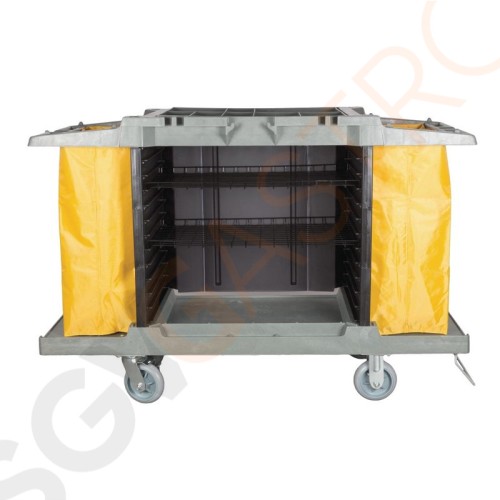 Jantex Reinigungswagen mit 2 Säcken 2 x 77L-Säcke | 99 x 146 x 54cm