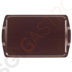 Cambro Capri laminiertes Zimmerservicetablett Wenge Größe: 64(B) x 40(T)cm