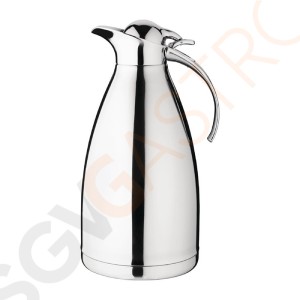 Olympia Thermoskanne Edelstahl-Look 2L Inhalt: 2L | Edelstahl und Zink