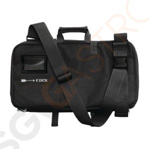 Dick Kochmessertasche schwarz 34 Fächer+ Exta-Stauraum | Ohne Inhalt