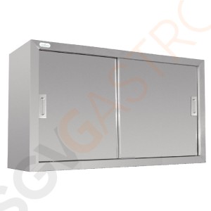 Vogue Wandschrank 120cm breit Edelstahl | 60 x 120 x 30cm