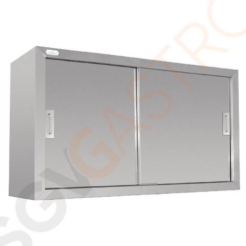 Vogue Wandschrank 120cm breit Edelstahl | 60 x 120 x 30cm