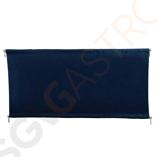 Bolero Abschirmwand blau 70 x 143 x 2cm | Segeltuch Bolero Abschirmwand blau 70 x 143 x 2cm | Segeltuch
