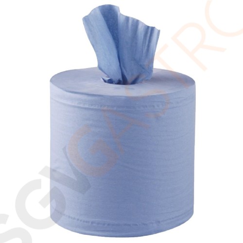 Jantex Handtuchrollen für Innenabrollung blau 2-lagig - 6 Stück Innenabrollung | 2-lagig