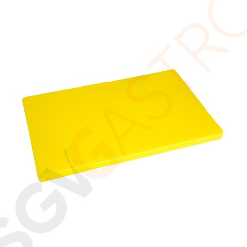 Hygiplas LDPE extra dickes Schneidebrett gelb 45x30x2cm DM002 | Standard - 2(H) x 45(B) x 30(T)cm Hygiplas LDPE extra dickes Schneidebrett gelb 45x30x2cm DM002 | Standard - 2(H) x 45(B) x 30(T)cm