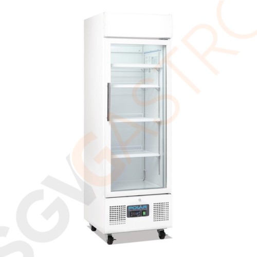 Polar Serie G Displaykühlung 218Ltr Kapazität 218L | 1 Glastür | Weiß