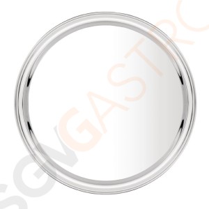Olympia rundes Serviertablett Edelstahl 35,5cm 35,5(Ø)cm | Edelstahl