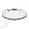 Olympia rundes Serviertablett Edelstahl 35,5cm 35,5(Ø)cm | Edelstahl Olympia rundes Serviertablett Edelstahl 35,5cm 35,5(Ø)cm | Edelstahl