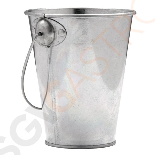 Olympia Serviereimer mit 2 Henkeln 9,5cm 11,5 x 9,5(Ø)cm | verzinkter Stahl