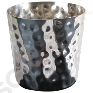 Olympia Pommes-Frites-Becher Edelstahl 8,5cm 8,5 x 8,5(Ø)cm | Edelstahl